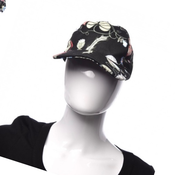 NWT Gucci Canvas Flora Knight Basebal Hat/Cap M 57 & Certificate Of Authenticity - Picture 6 of 16